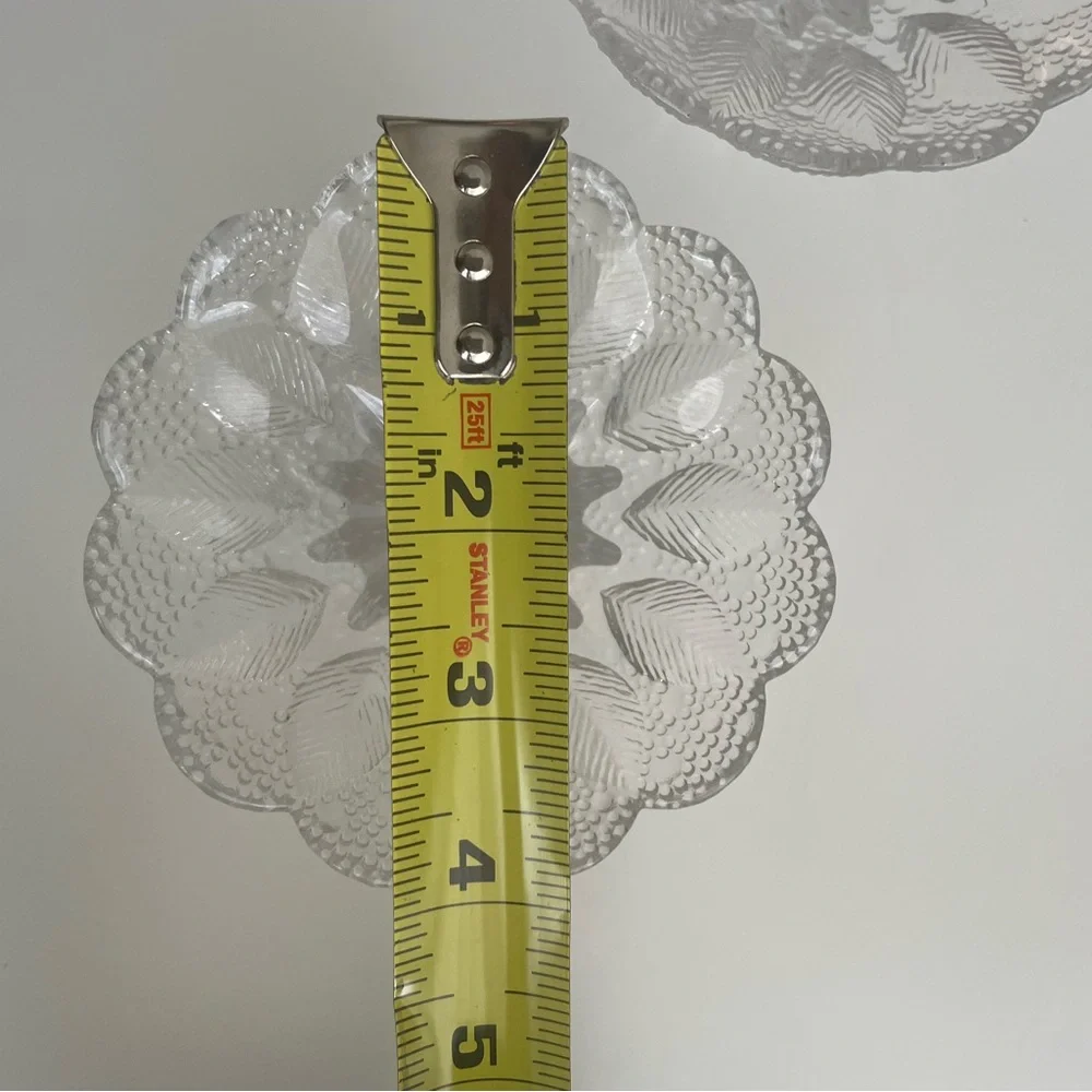 Vintage Lausitzer Glas ‘Medea’ Pattern Crystal Set‎ of 2